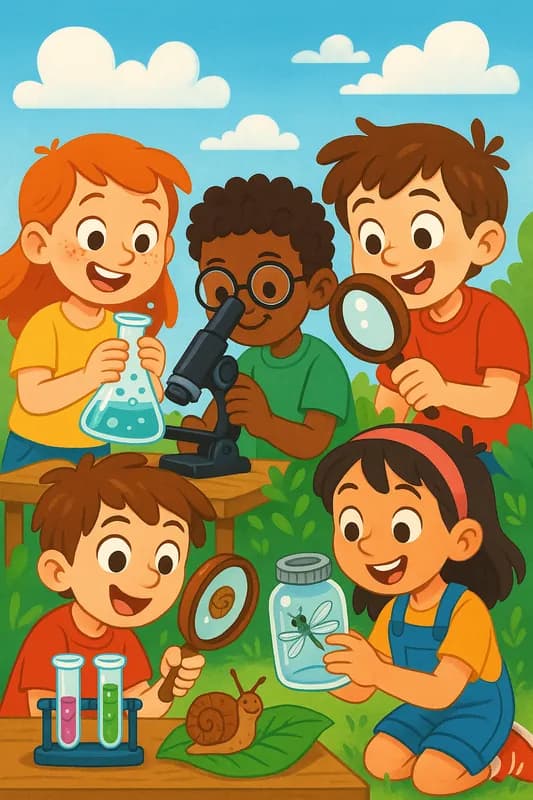 Kinder entdecken die Natur - Wissenschaftliche Experimente und Entdeckungen für Kinder