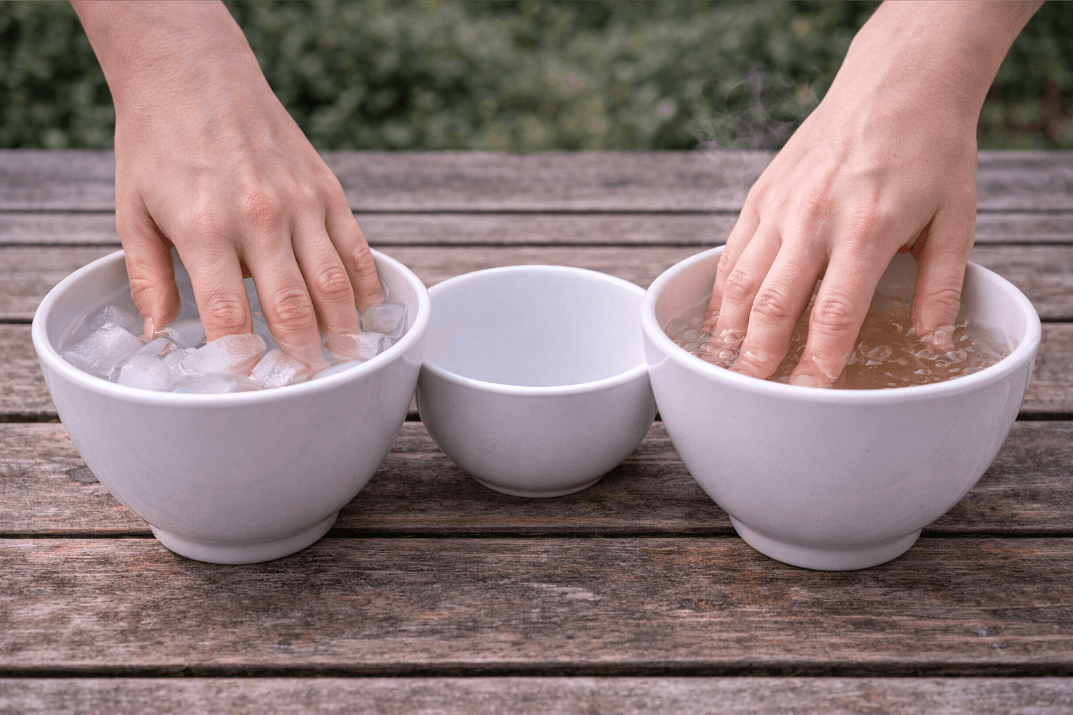 Experiment - Magisches Temperatur-Abenteuer - Erlebe mit Wasserbechern, wie unterschiedlich warme und kalte Temperaturen wahrgenommen werden!