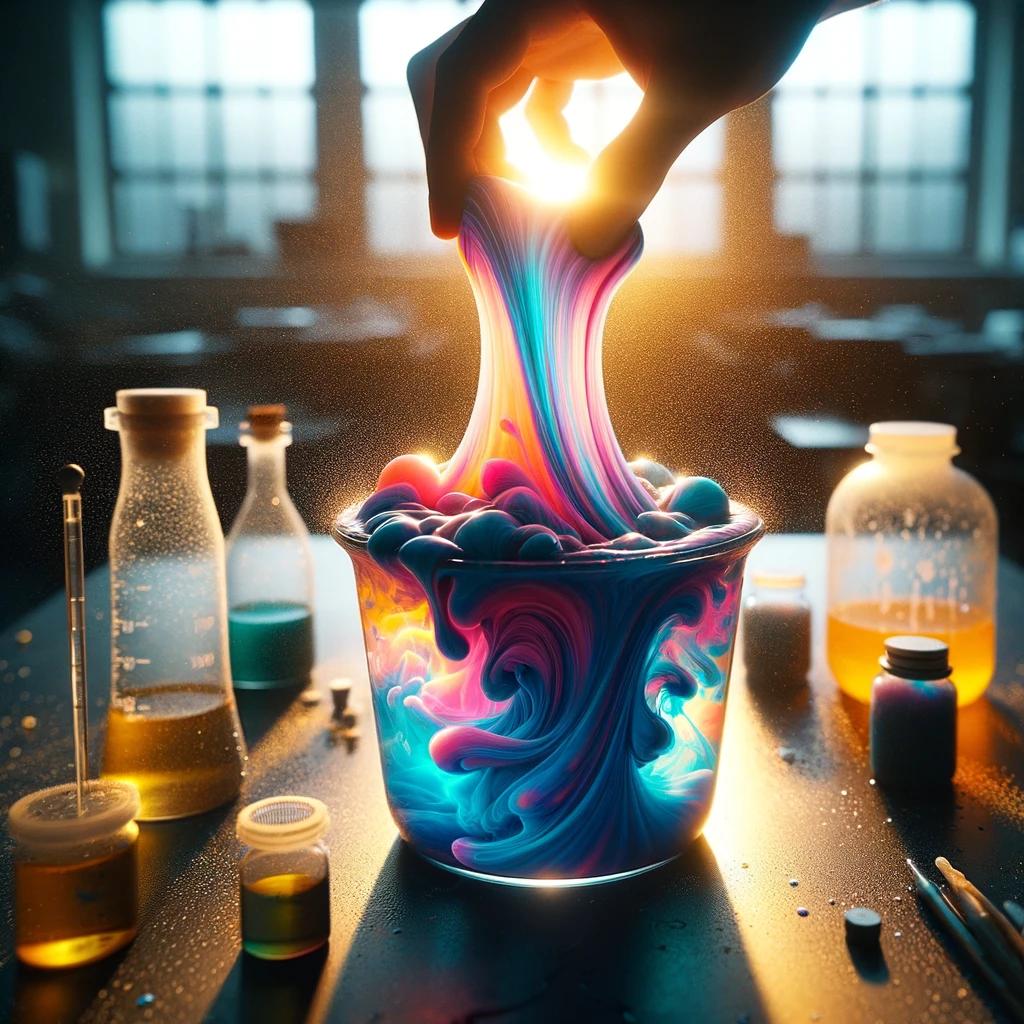 Experiment Ergebnis - Das Geheimnis des Nicht-Newton'schen Fluids