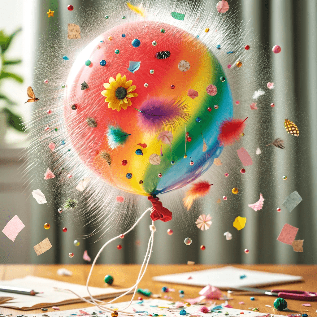 Experiment Ergebnis - Magische Luftballon-Kunst