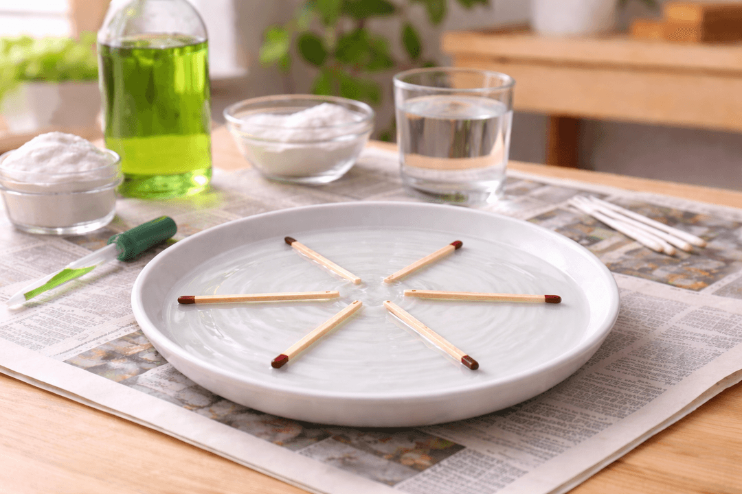 Experiment Ergebnis - Der tanzende Streichholzstern