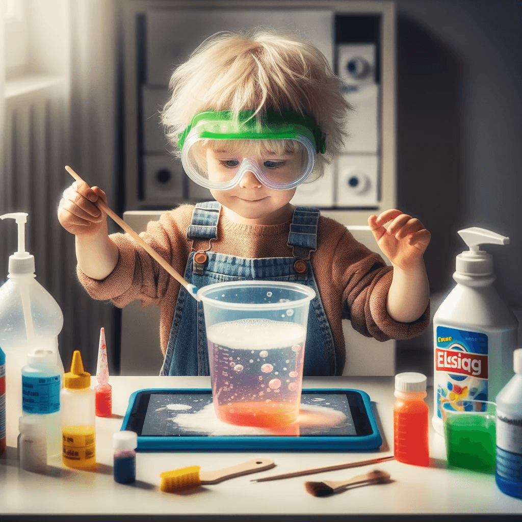 Basteln - Magischer Regenbogen-Vulkan