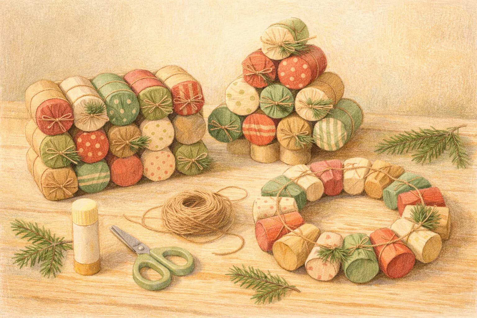 Basteln - Adventskalender aus Klopapierrollen basteln: Wand, Baum oder Kranz - Drei Adventskalender aus 24 Klopapierrollen ab 4 Jahren: Rollen-Wand, Rollen-Baum und Rollen-Kranz – mit Sammelplan, Trockenzeiten, Füllideen und dem Fehler, der jede Variante ruiniert.