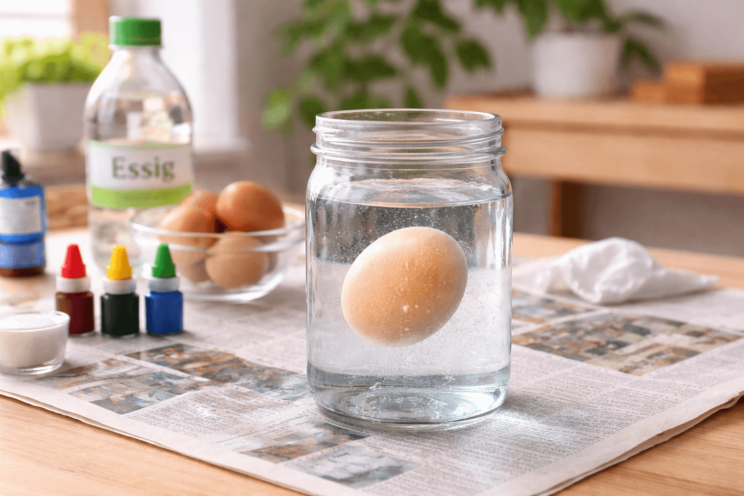 Experiment Ergebnis - Das tanzende Ei