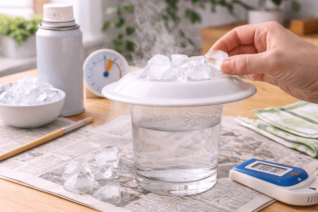 Experiment experimentieren - Wolkenglas - Das Wetter in einem Glas