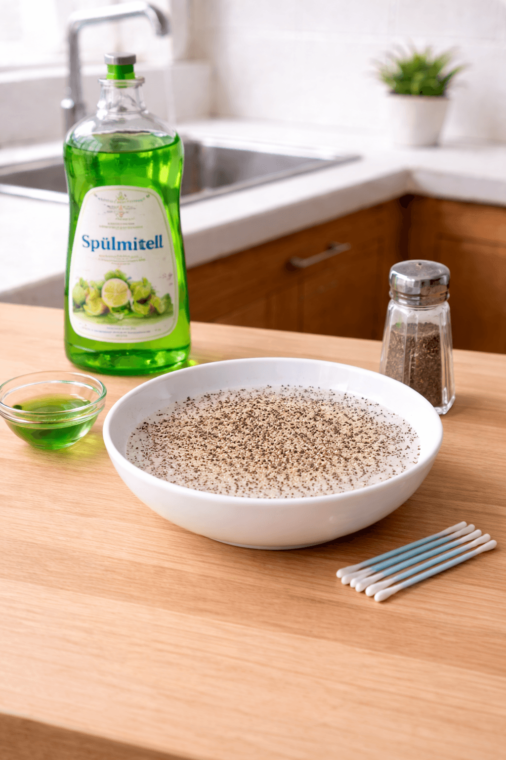 Experiment experimentieren - Der tanzende Pfeffer - Ein Experiment zur Oberflächenspannung