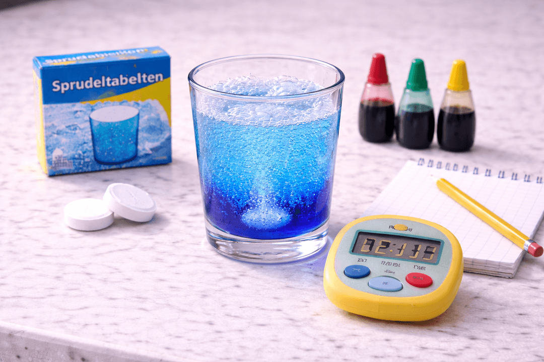 Experiment Ergebnis - Tanzende Wasserblasen