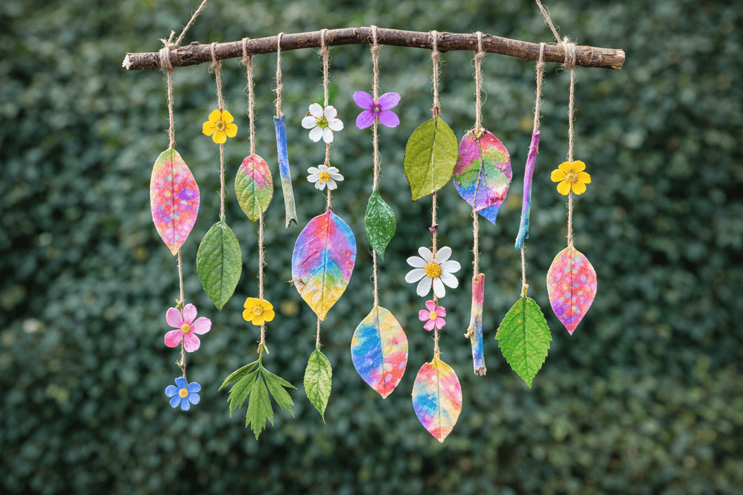 Bastelergebnis - Zauberhafte Natur-Windspiele