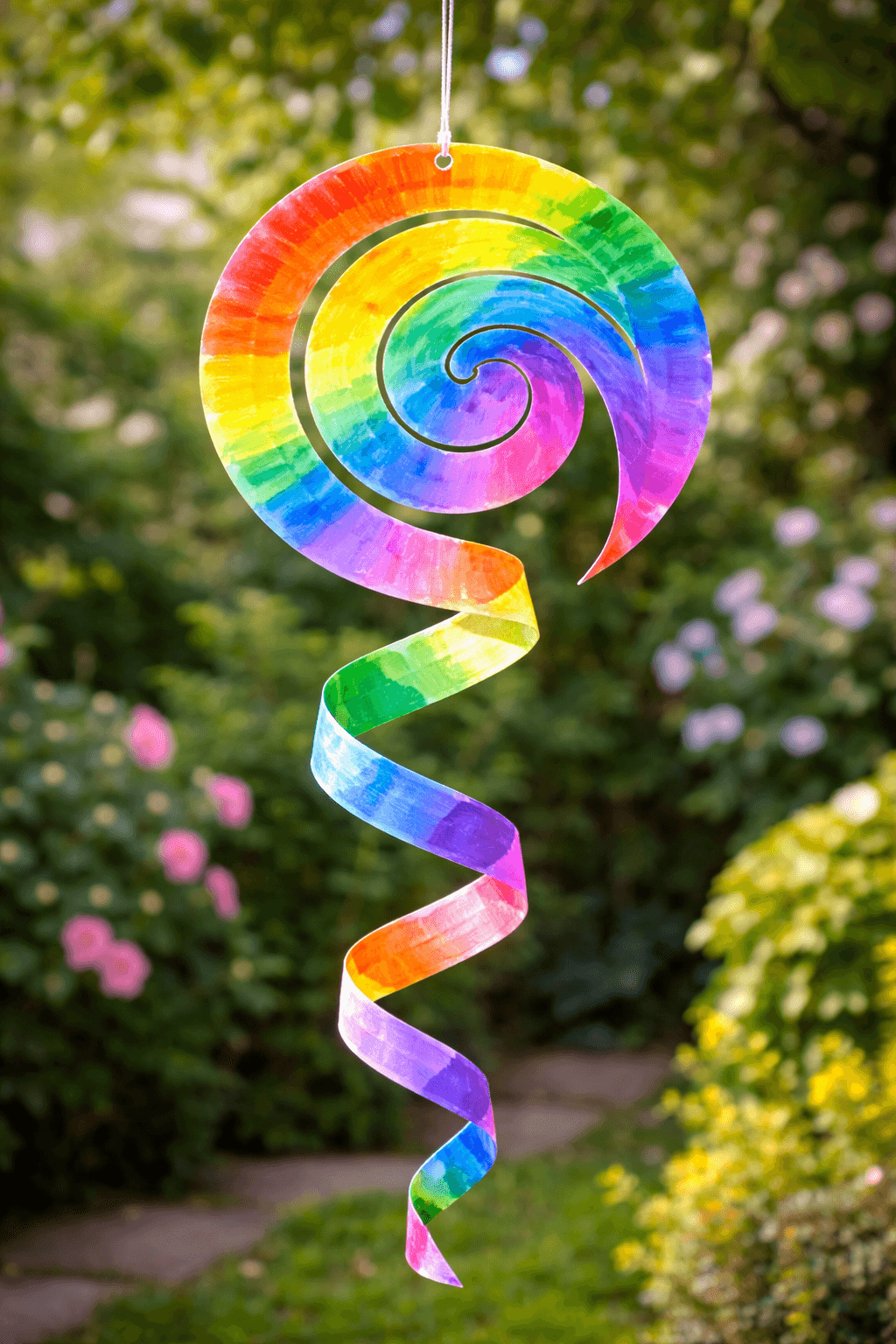 Bastelergebnis - Zauberhafte Windspirale