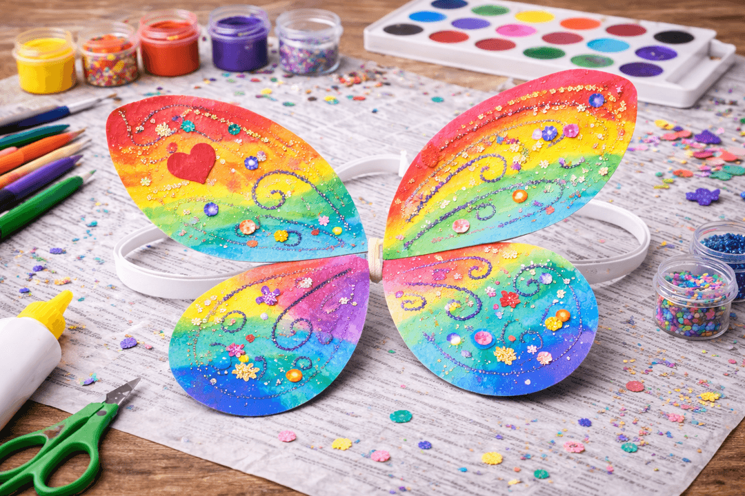 Bastelergebnis - Zauberhafte Schmetterlingsflügel