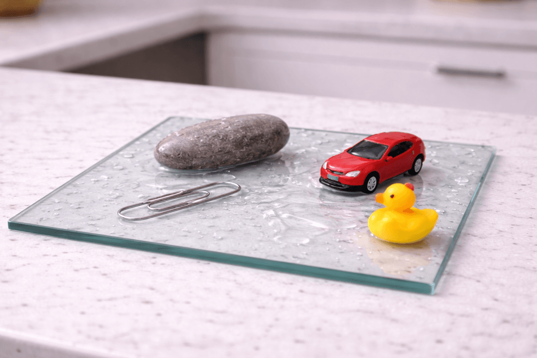 Experiment Ergebnis - Das Geheimnis der nassen Haftung