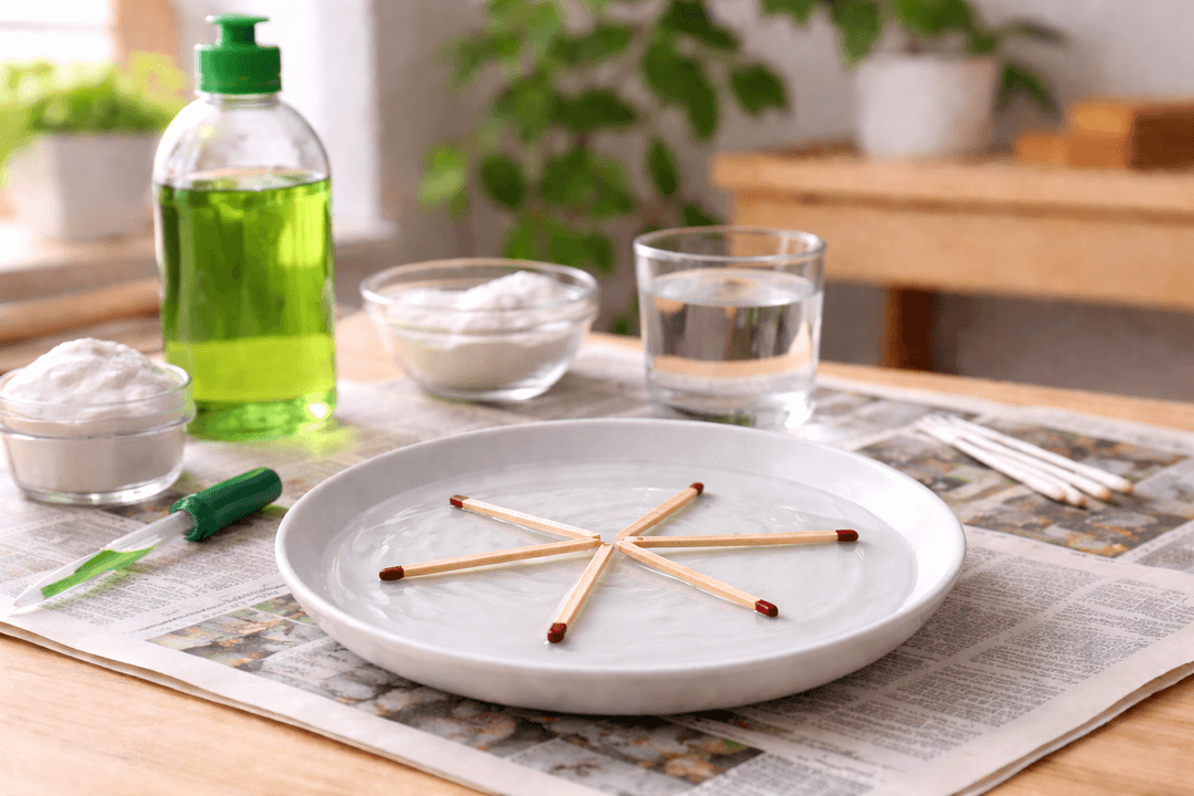 Experiment experimentieren - Der tanzende Streichholzstern