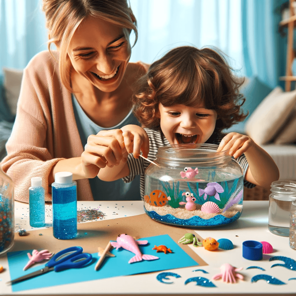 Basteln - Magischer Unterwasserwelt-Laternen